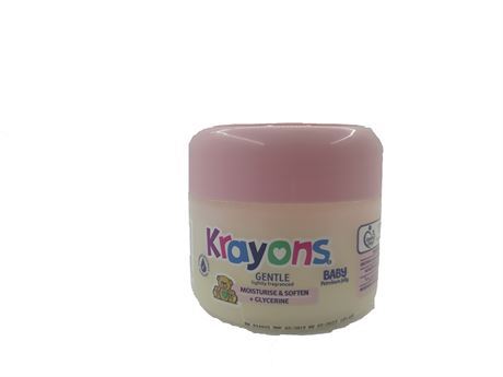 ክሬየንስ የህጻን ልጅ የገላ ቅባት125ሚሊ/KRAYONS Gentle lightly fragranced Petroleum Baby125ml