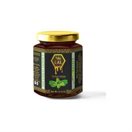 ላል ማር ናና የተቀላቀለ 0.34ኪግ / LAL honey Infused Mint with Glass