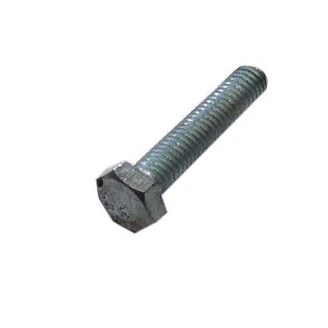 M6x10 mm Hex Head Full Thread Galvanized Bolt