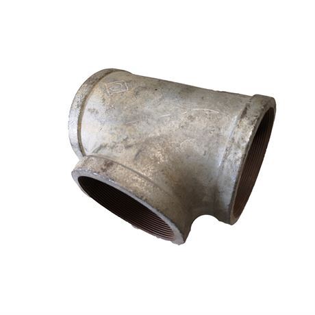 Galvanized fitting treaded T 4"