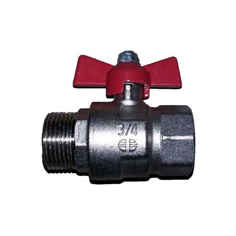 Butterfly Handle Valve 3/4"